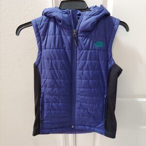 The North Face Women’s Lightweight Vest Blue Quilted Full Zip Medium